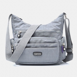 Dam Vattentät Multi-pocket Solid Casual Crossbody Bag Axelväska