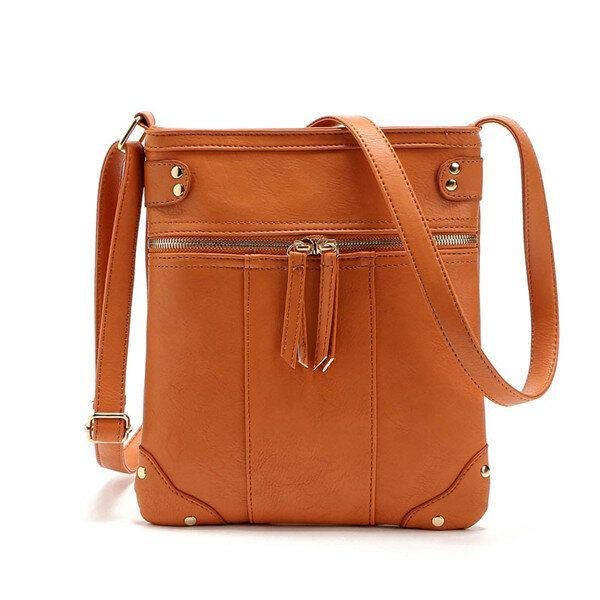 Dam Vintage Messenger-väskor Flickor Casual Axelväskor Retro Crossbody-väskor