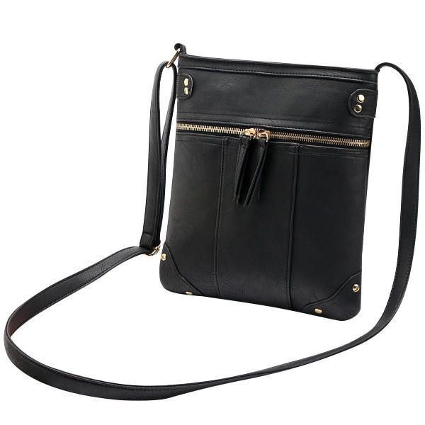 Dam Vintage Messenger-väskor Flickor Casual Axelväskor Retro Crossbody-väskor