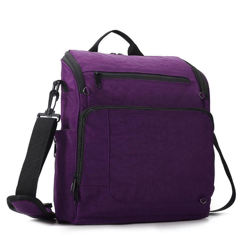 Damer Herr Nylon Flerfickor Casual Crossbody-väska