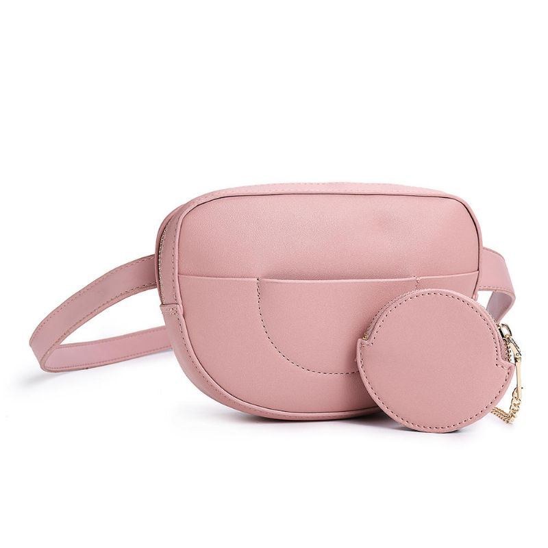 Damkedja Midjeväska Solid Telefonväska Crossbody-väska