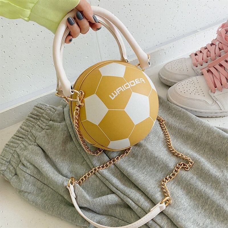 Dammode Basketfotbollskedjor Casual Handväska Crossbody-väska