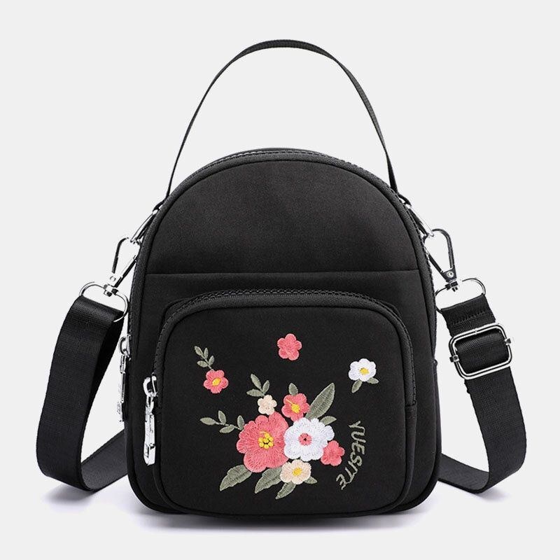 Dammode Broderi Axelväska Crossbody Bag