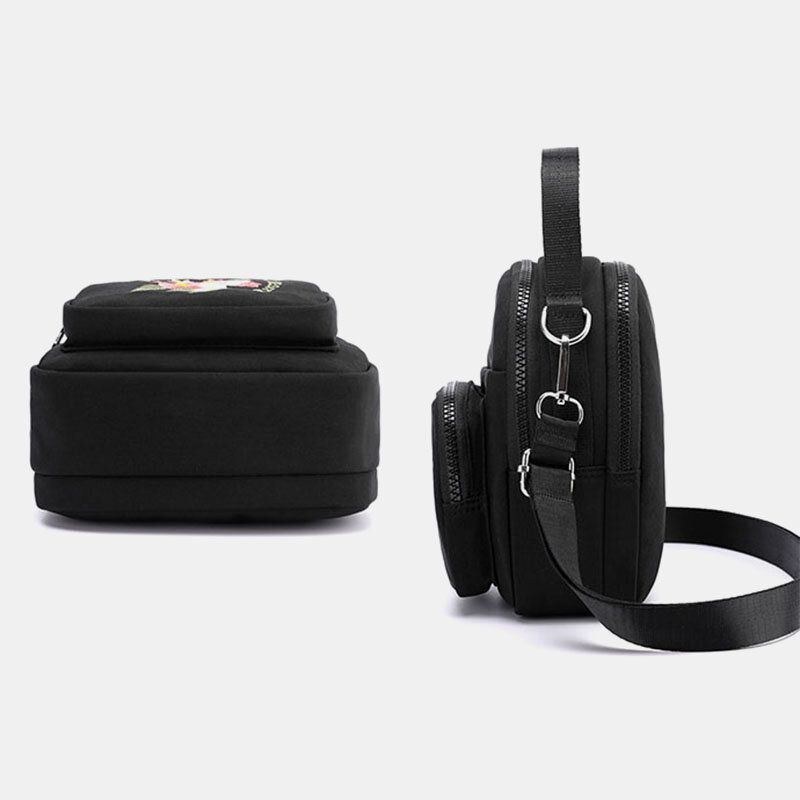 Dammode Broderi Axelväska Crossbody Bag