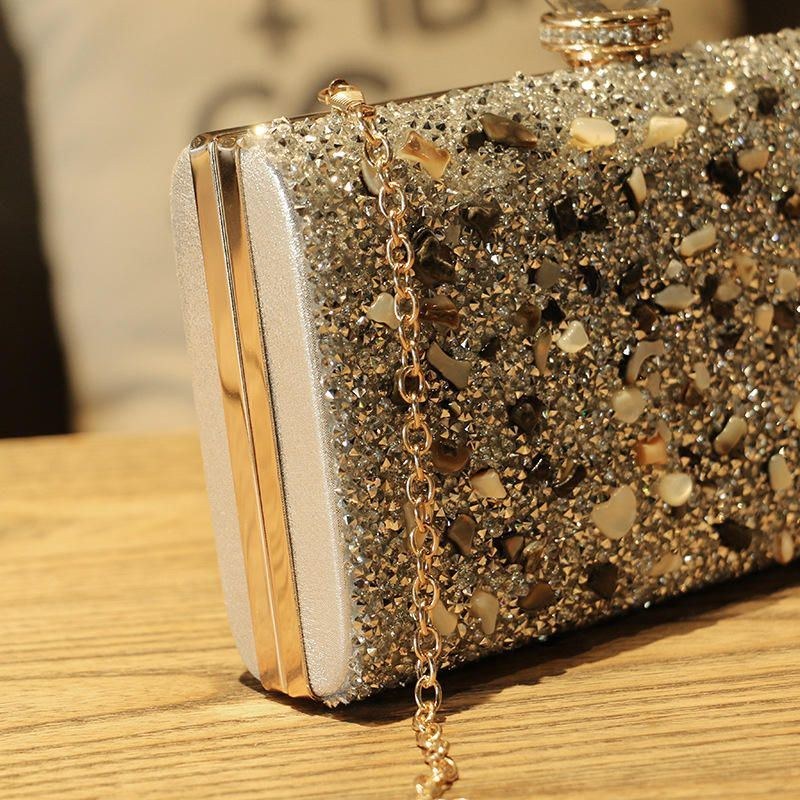 Dammode Crossody Bag Axelväska Paljetter Glitter Handväska