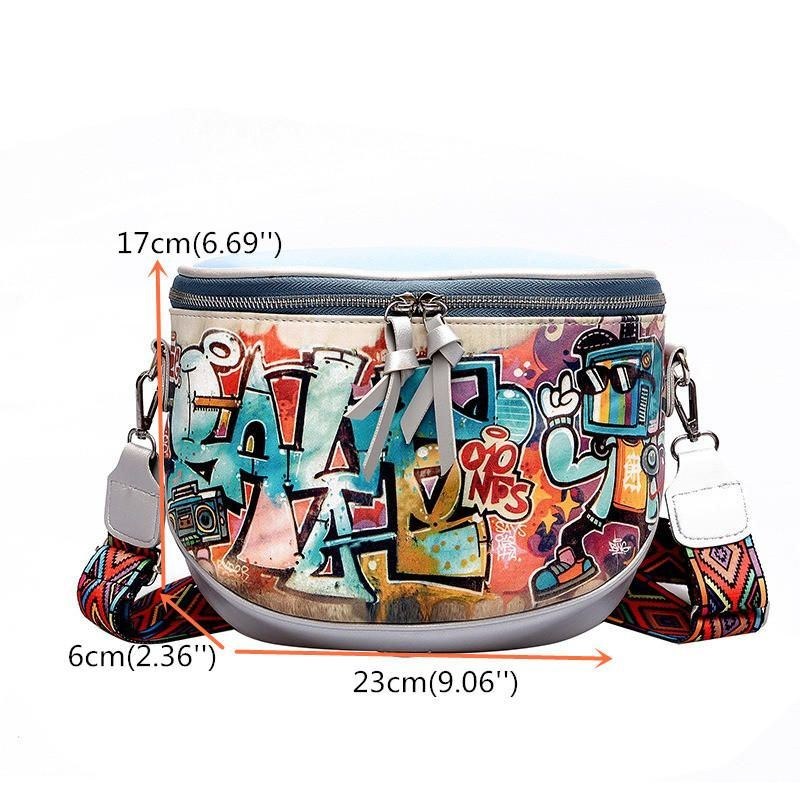 Dammode Multi-bärväska Hip-hop Crossbody-väska