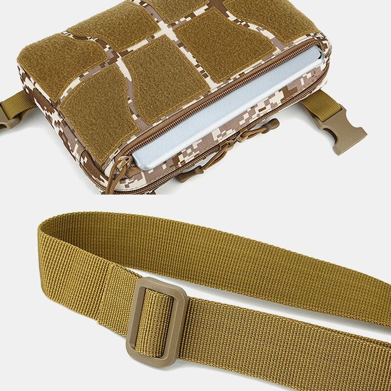 Damväst För Män Taktisk Bröstväska Casual Crossbody-väska