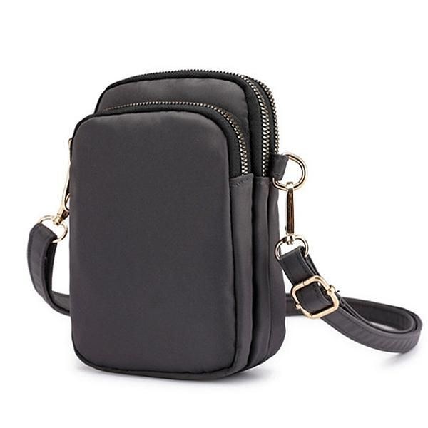 Damvattentät Telefonväska Nylon Midjeväska Crossbody-väska