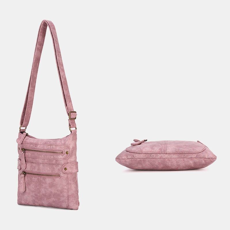 Kvinnor Vattentät Multi-pocket Anti-stöld Crossbody Bag Axelväska