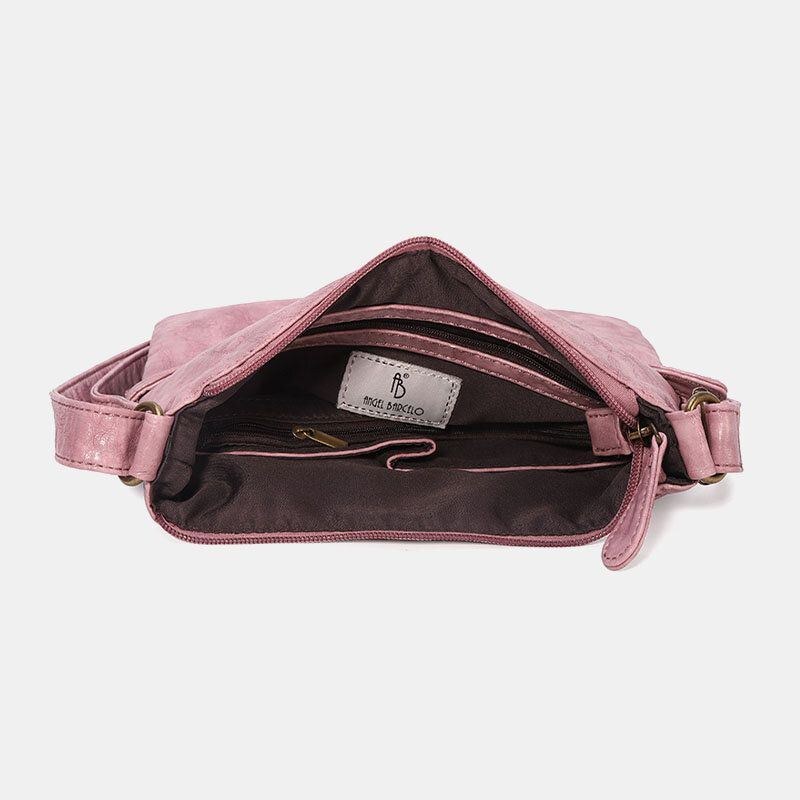 Kvinnor Vattentät Multi-pocket Anti-stöld Crossbody Bag Axelväska