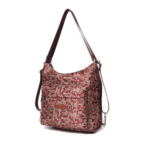 National Floral Travel Dam Ryggsäck Crossbody Bag