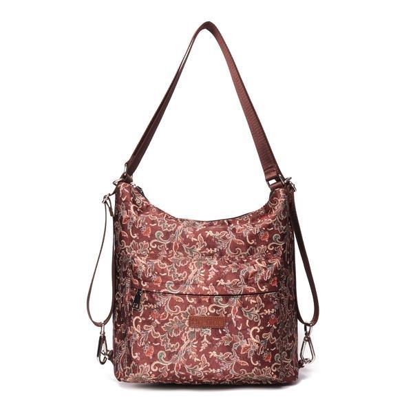 National Floral Travel Dam Ryggsäck Crossbody Bag