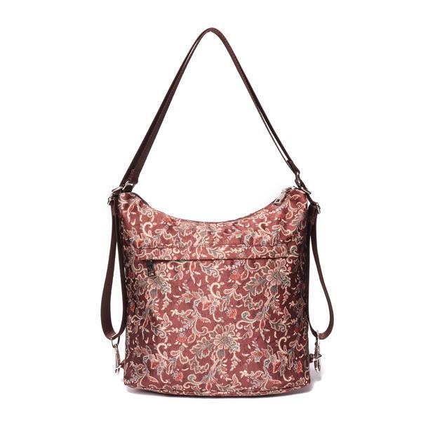 National Floral Travel Dam Ryggsäck Crossbody Bag