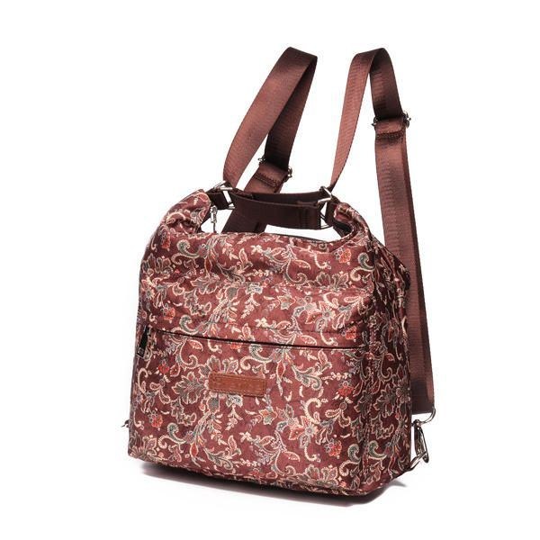 National Floral Travel Dam Ryggsäck Crossbody Bag