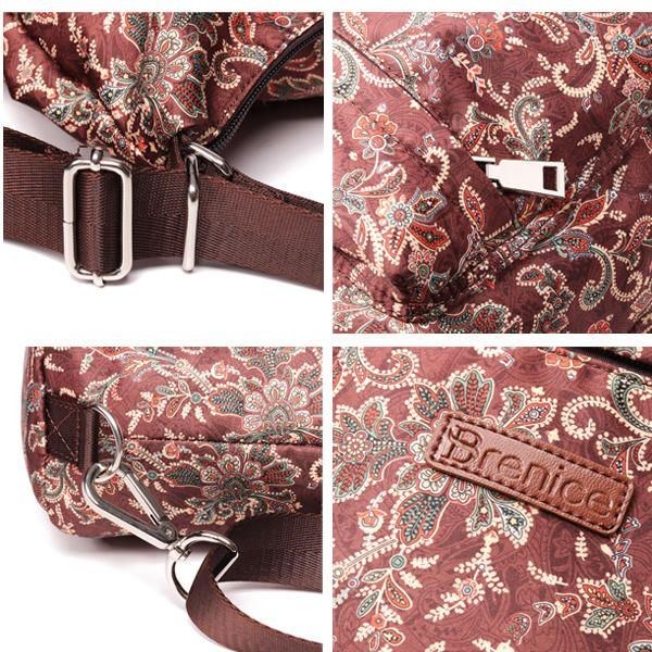 National Floral Travel Dam Ryggsäck Crossbody Bag