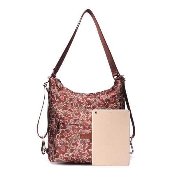 National Floral Travel Dam Ryggsäck Crossbody Bag