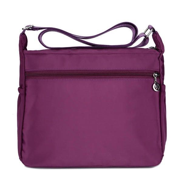 Stor Kapacitet Dam Vattentät Nylon Axelväska Crossbody Bag