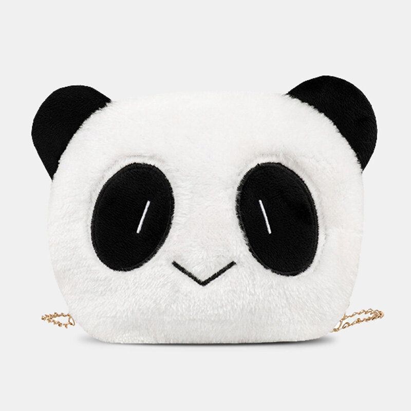 Vinter-os Kvinnor I Peking 2022 Söt Panda Crossbody Bag Axelväska