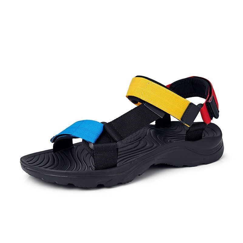 Herr Comfy Colorblock Webbing Sport Krokögla Strandsandaler