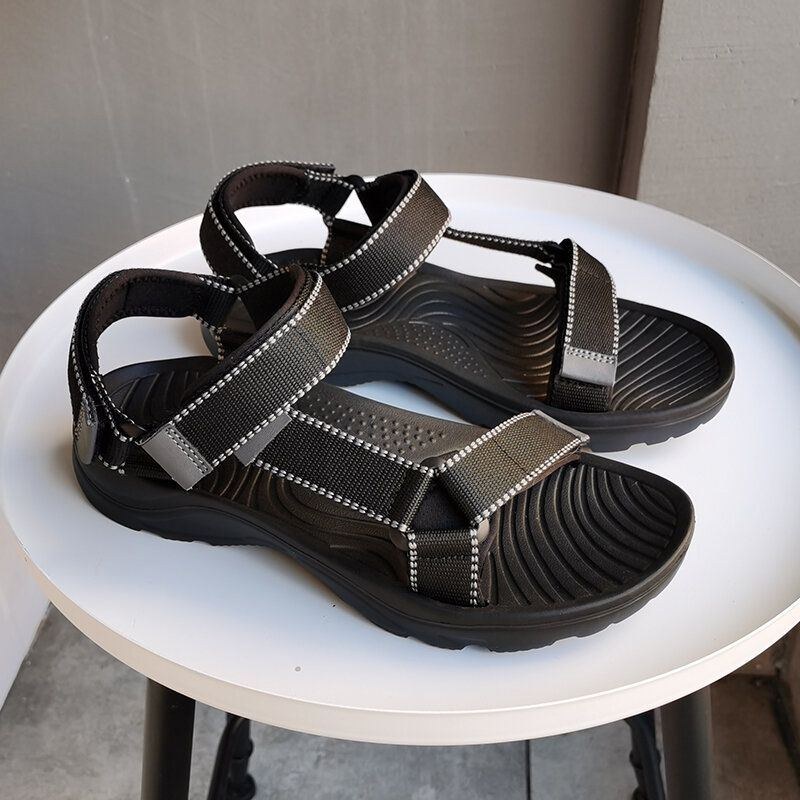 Herr Comfy Colorblock Webbing Sport Krokögla Strandsandaler