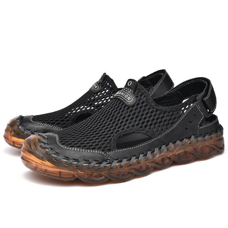 Herr Outdoor Mesh Handsömmar Closed Toe Water Shoes