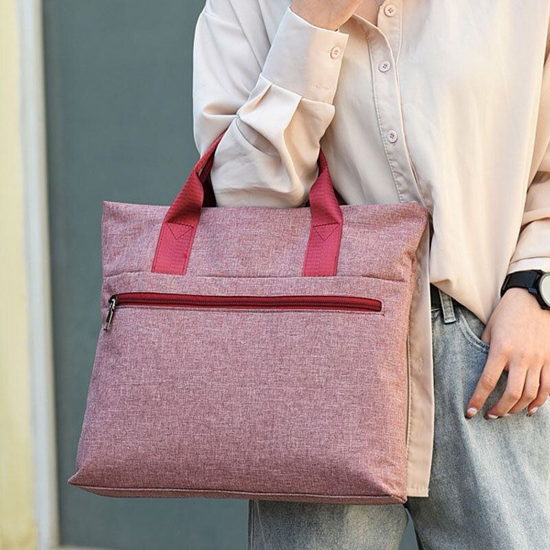 Mode Simpe Casual Hnadbag Business Bag Messenger Bag För Herr Dam