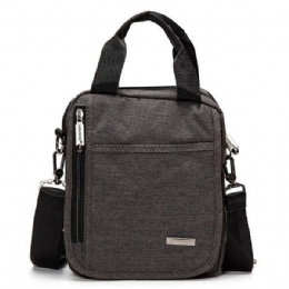 Multifunktionell Herr Nylon Messenger Outdoor Shoulder Bag Handväska