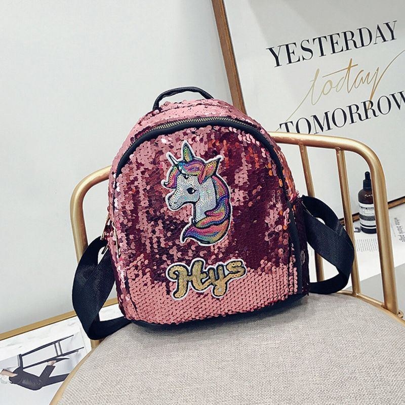 Dampaljetter 3d Unicorn Mönster Ryggsäck Skol Shoppingväska Ryggsäck Satchel