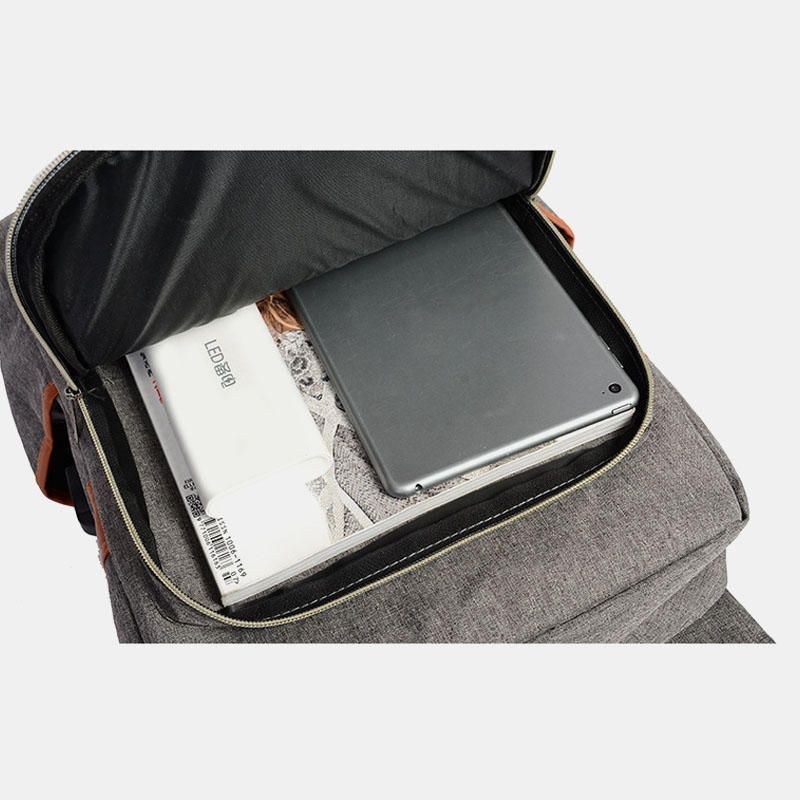 Herr Dam Stöldskydd Usb Stor Kapacitet Laptop Ryggsäck Outdoor Travel